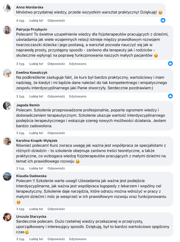 Opinie o kursie